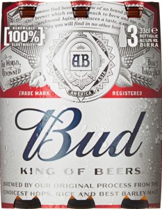 BUD Birra lager 3x33cl