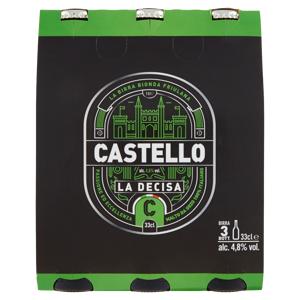 Castello la Decisa la Birra Bionda Friulana 3 x 33 cl