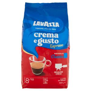Lavazza Crema e Gusto Espresso Classico Caffè in Grani 1000 g
