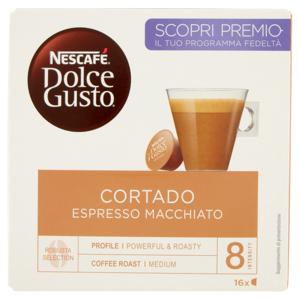 NESCAFÉ DOLCE GUSTO Cortado Espresso Macchiato caffè macchiato 16 capsule (16 tazze)