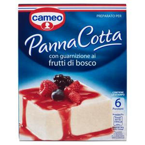 cameo Preparato per Panna Cotta con guarnizione ai frutti di bosco 107 g