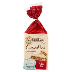 Mulino Bianco Cuor di Pane Pane Bianco Ideale per Tramezzino 325g