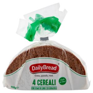 DailyBread 4 Cereali con Semi di Lino e di Girasole 500 g