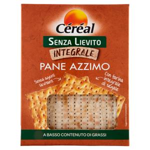 Céréal Senza Lievito Integrale Pane Azzimo con farina integrale di segale - 180 g