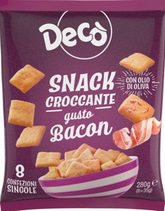 Snack croccantelle bacon 8 confezioni gr 280