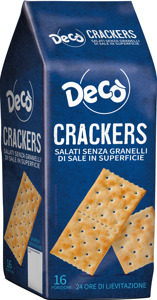 Crackers non salati gr 500