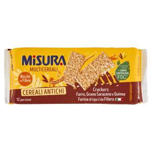 Misura Multicereali Crackers Farro, Grano Saraceno e Quinoa 350 g