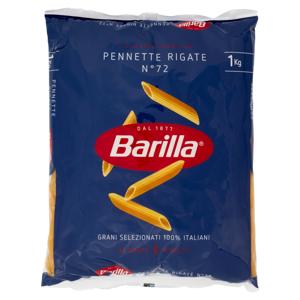 Barilla Pasta Pennette Rigate n.72 100% Grano Italiano CELLO 1Kg