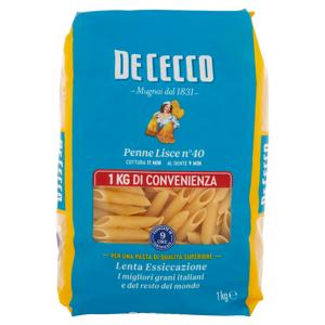 De Cecco Penne Lisce n°40 1 kg