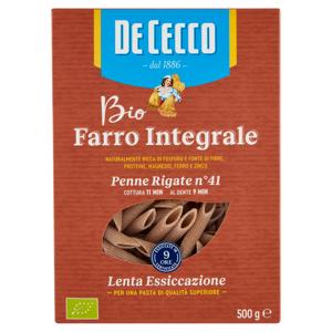 De Cecco Bio Farro Integrale Penne Rigate n° 41 500 g