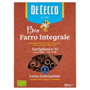 De Cecco Bio Farro Integrale Tortiglioni n°23 500 g
