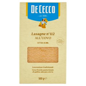 De Cecco Lasagne n°112 all'Uovo 500 g