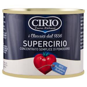 Cirio i Classici dal 1856 Supercirio Concentrato Semplice di Pomodoro 210 g