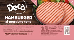 Hamburger Al Prosciutto Cotto Gr 150 