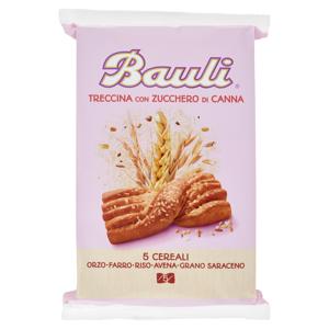 Bauli Treccina con Zucchero di Canna 5 Cereali 5 x 42 g