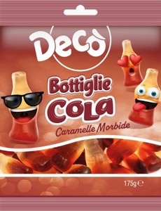 Deco Bottiglie Gomm.Cola 175Gr