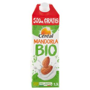 Céréal, Bevanda Vegetale Bio, Gusto Mandorla, Senza Glutine Senza Lattosio - mandorle italiane- 1,5L