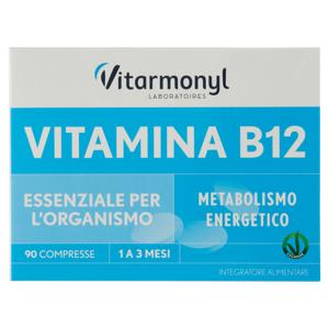 Laboratoires Vitarmonyl Vitamina B12 Metabolismo energetico 90 Compresse 7,2 g