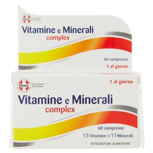 Matt Divisione Pharma Vitamine e Minerali complex 60 compresse 79,8 g