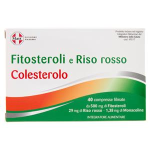 Matt Divisione Pharma Fitosteroli e Riso rosso Colesterolo 40 compresse filmate 40 g