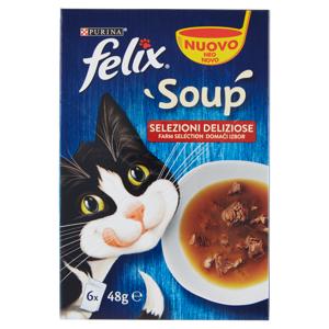 FELIX Soup Original (Manzo, Pollo, Agnello) 6 x 48 g