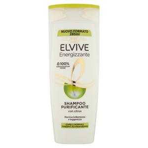 L'Oréal Paris Shampoo Elvive Energizzante Citrus, Per Capelli da Normali a Grassi, 285 ml