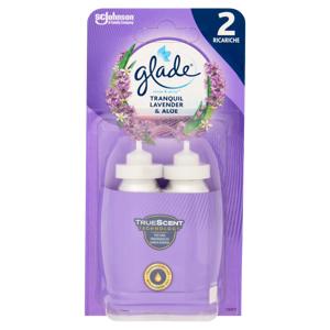 Glade Sense&Spray Doppia Ricarica, Profumatore Ambienti con Sensore, Tranquil Lavender & Aloe 2x18ml