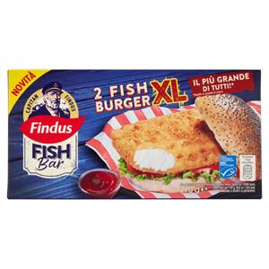 Capitan Findus Fish Bar 2 Fish Burger XL 270 g