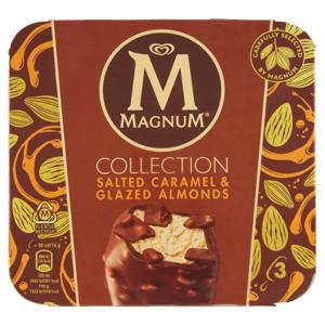 Magnum Collection Salted Caramel & Glazed Almonds 3 Gelati 222 g