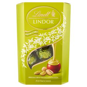 Lindt Cioccolatini Lindor Cioccolato al latte Pistacchio Scatola 200 g