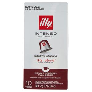 illy Intenso Espresso 10 Capsule Compatibili con le Macchine Nespresso* 57 g