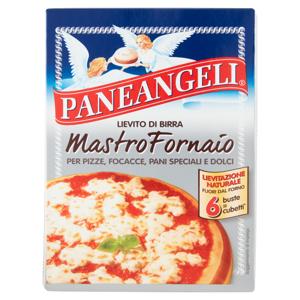 PANEANGELI Lievito di Birra Mastro Fornaio per Pizze, Focacce, Pani Speciali e Dolci 6 x 7 g