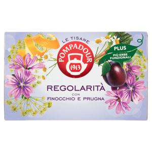 Pompadour Le Tisane Regolarità con Finocchio e Prugna 18 x 2,2 g