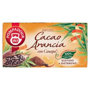 Pompadour Infuso Cacao Arancia con Canapa* 20 x 1,8 g