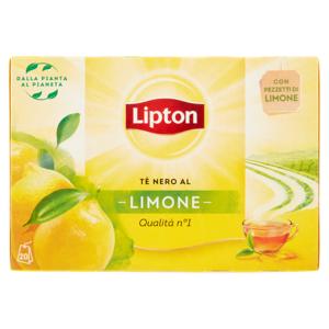 Lipton Tè Nero al Limone 20 Filtri 30 g