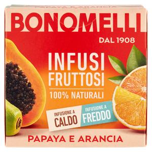 Bonomelli Infusi Fruttosi 100% Naturali Papaya e Arancia 12 Filtri 24 g