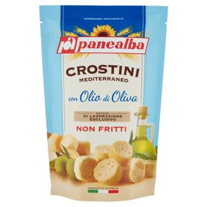 panealba Crostini Mediterraneo con Olio di Oliva 100 g