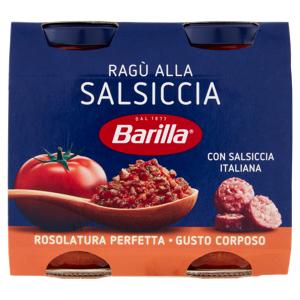 Barilla Sugo Ragù Salsiccia Condimento per Pasta 180gX2