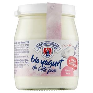 Sterzing Vipiteno bio yogurt da latte fieno bianco senza Lattosio 150 g