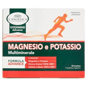 L'Angelica Vitermine Advance Magnesio e Potassio Multiminerale 20 x 7,5 g