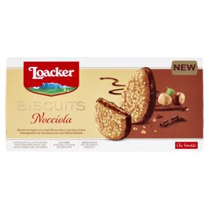 Loacker Biscuits Nocciola Biscotti meringati con crema alla nocciola e cioccolato al latte 100 g