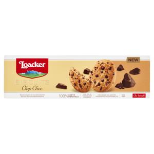 Loacker Biscuits Chip Choc Biscotti con gocce di cioccolato fondente 96 g