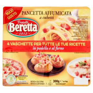 Fratelli Beretta Pancetta Affumicata a cubetti  4 x 75 g