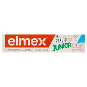 elmex dentifricio Junior bimbi, bambini 6-12 anni 75 ml