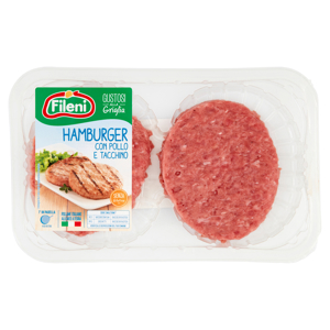 Fileni Hamburger con Pollo e Tacchino 0,200 kg