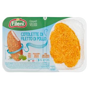 Fileni 4 Cotolette di Filetto di Pollo 0,440 kg