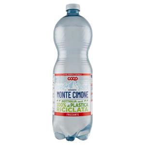 Sorgente Monte Cimone Bottiglia con il 100% di Plastica Riciclata Frizzante 1000 ml
