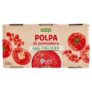Polpa di pomodoro 100% Italiano 3 x 400 g