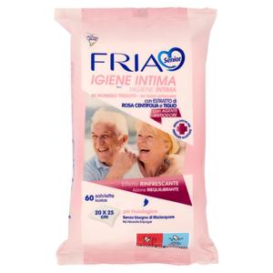 Fria Senior Igiene Intima Salviette Effetto Rinfrescante 60 pz