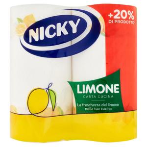 Nicky Limone Carta Cucina 2 pz